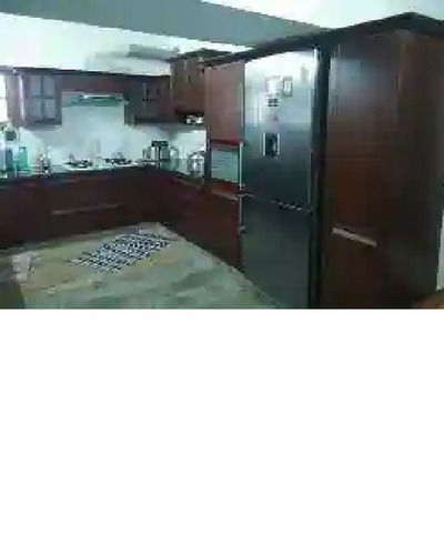 Brown Modular Kitchen