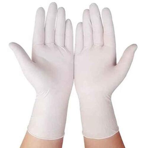 Eco-Friendly Medical Grade Rubber And Plain White Disposable Surgical Gloves