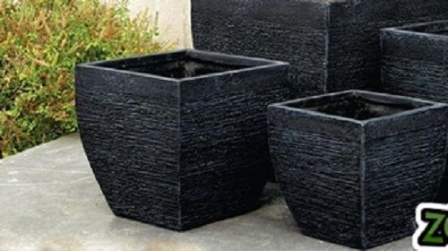 stone garden planter