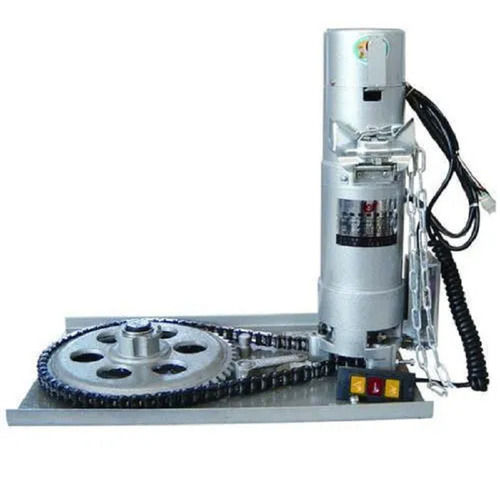 Silver Exterior Insulation Strong Single Phase Automatically Operated Metal Rolling Shutter Motor 