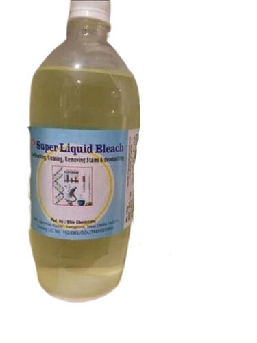 Chlorine Sodium Hypochlorite Highly Soluble Salty Taste Super Liquid Bleach Application: Industrial