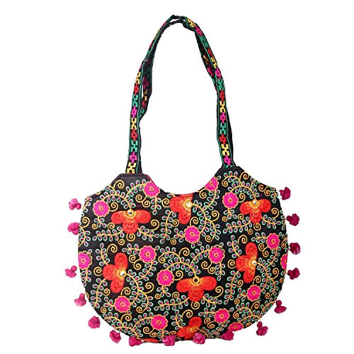Multicolor Embroidered Handmade Suzani Hand Bags, Size: Large at Rs 550/bag  in Jaipur