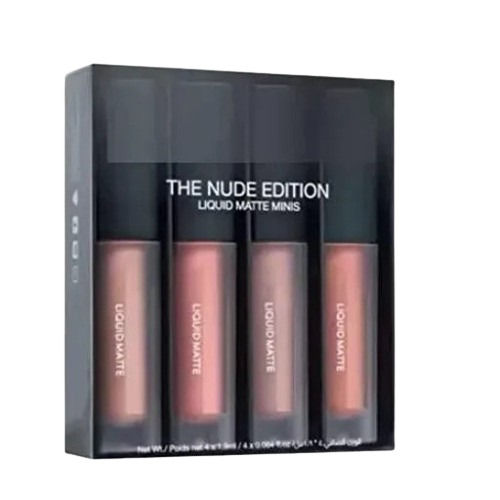 Nude Edition Ladies Liquid Lipstick (Pack Of 4)