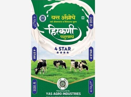 4 Star Hirkani Cattle Feed, Packaging Size 50 Kg And 6 Months Shelf Life Application: Industrial