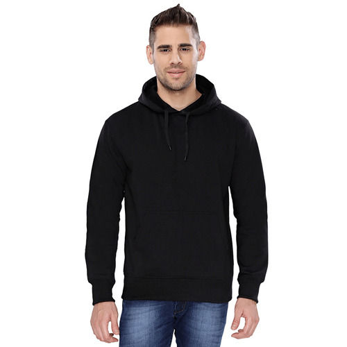 Fluff Classic Casual Wear Full Sleeves Cotton Unisex Hoodies With Kangaroo Pockets