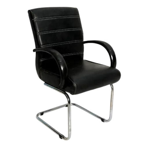 Machine Made Synthetic Leather And Stainless Steel Rod Comfortable Office Chair