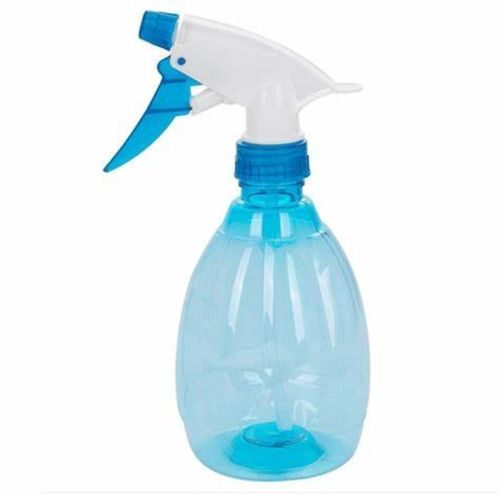 Plain Matt Surface Round Cylindrical Screw Cap Plastic Spray Bottle