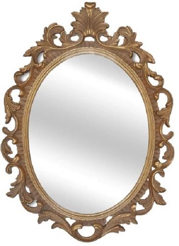 18 Mm Thickness 24 Inch Wall Mounted Metal Frame Decorative Mirror