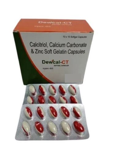 Calcitriol Calcium Carbonate Zinc Soft Gelatin Dewcal-Ct Capsules Specific Drug