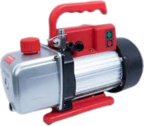 Plastic Air Vacuum Pump - 6x5x5 cm Dimensions Red and Black - Heavy-Duty Single Stage Easy to Use for Water Evacuation