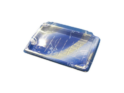 Lightweight Rectangular Transparent Solid Plastic Biscuit Box For Industrial Hardness: Soft