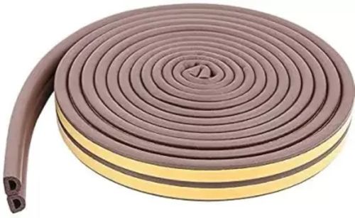 Red And Yellow -30 To 70 Oc Painted Round Epdm Rubber D Type Door Seal