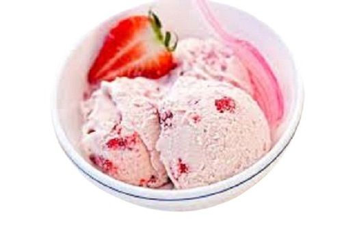 Hygienically Packed Tasty Strawberry Flavor Ice Cream One-day Shelf Life