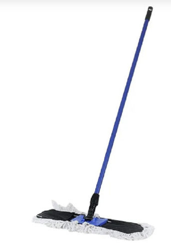 Iron Non Slip Handle Lightweight Polyester Dry Mop For Floor Cleaning