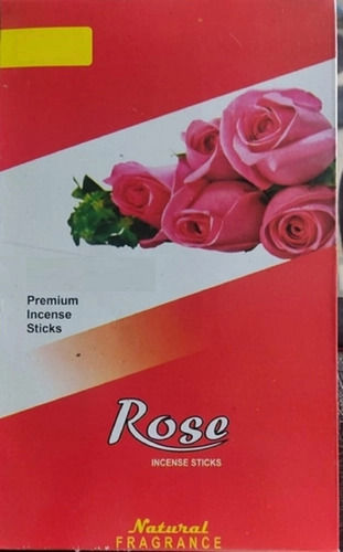 Rose Fragrance Long Lasting Bio Degradable Rough Straight Bamboo Incense Stick