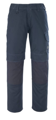 Blue Washable And Regular Fit Plain Dyed Polyester Cargo Pant For Men'S 