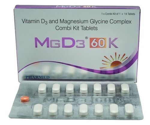 Vitamin D3 And Magnesium Glycine Complex Combi Kit Tablets