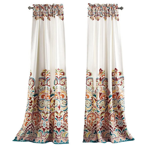 25 Inch Modern Printed Silk Designer Curtain For Home