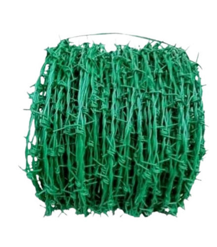 Green Corrosion Resistance And Industrial Galvanized Pvc Coated Barbed Wire