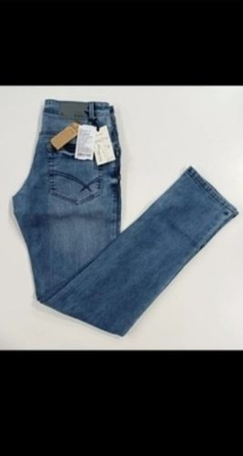 28-40 Inches Stylish Plain Dyed Comfortable Stretchable Denim Jeans For Men 