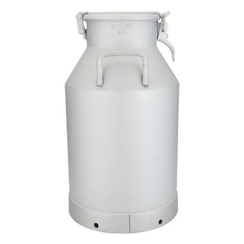 40 Liter, Light Weight And Polished Finished Solid Aluminum Milk Can Diameter: 8 Inch (In)