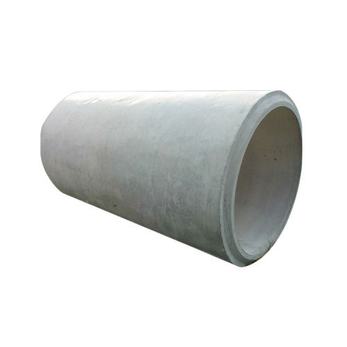 Grey 2.5 Meter 100Mm Thick 900Mm Outer Diameter Round Rcc Hume Pipe