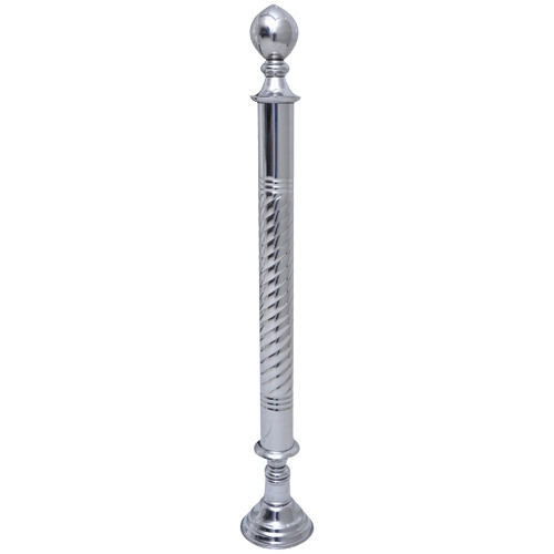 3mm Thick 2.2 Kilogram Round Polished Finish Stainless Steel Pillar