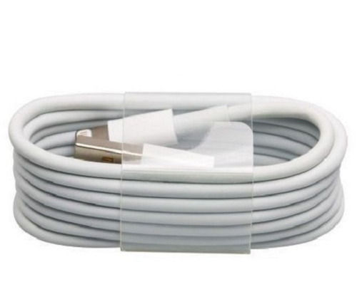 White Premium Quality Pvc Material I Phone Data Cable