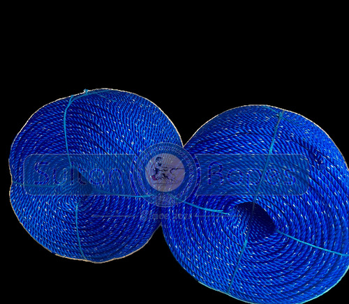 Heavy Duty 16mm Blue Polyethylene Monofilament Rope With White Tracer For Fishing - Length: 20 - 600 Meter (M)