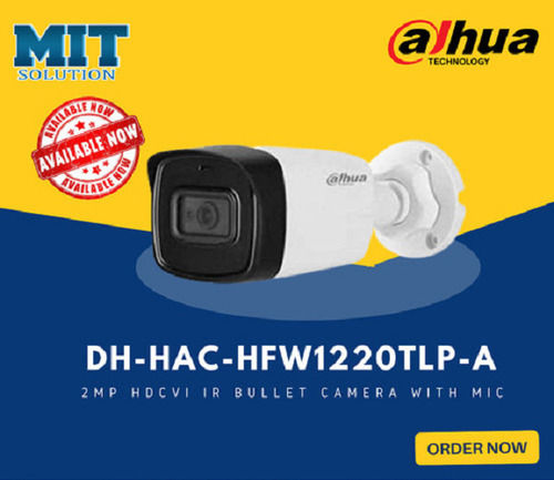 DAHUA 2MP CCTV Bullet Camera With Inbuilt Audio Mic Support