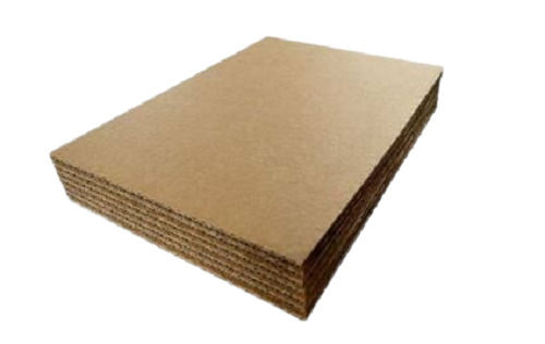 Plain Foamed Rectangular Corrugated Cardboard Sheets