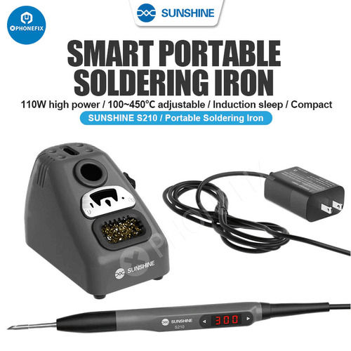 Portable LED Smart Soldering Iron With C210 Series Tips