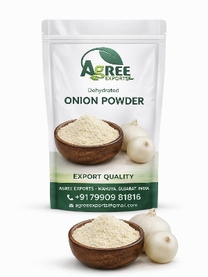 100% Pure Dehydrated Onion Powder with 24 Months of Shelf Life - All Natural Dry Blend for Soups and Sauces, Easy to Use Flavour Enhancer