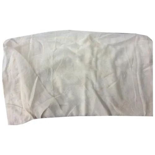 White Daily Wear Light Weight Comfortable Soft Plain Cotton Silk Old Dhoti