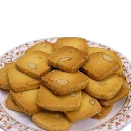 Square Shape Hygienically Made Sweet Tasty Badam Biscuit Fat Content ...