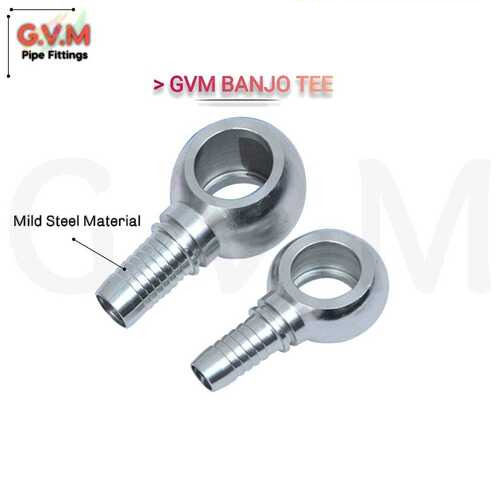 Clear Corrosion And Chemical Resistant Mild Steel Hydraulic Hose Banjo Tee