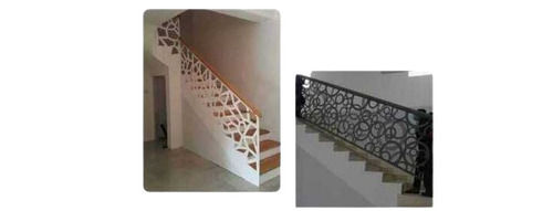 Wrought Iron Modern Design Pvc Railing For Residential Houses