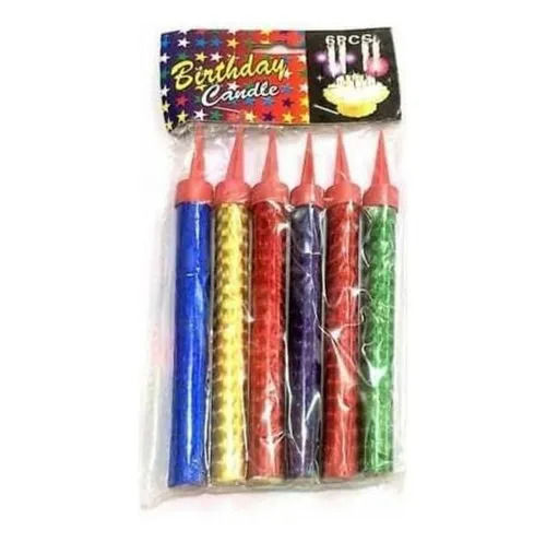 Pillar 15Cm Firework Birthday Cake Sparkler Candle Burning Time: 3 Seconds