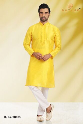 Mens Embroidery Work Kurta Pajama