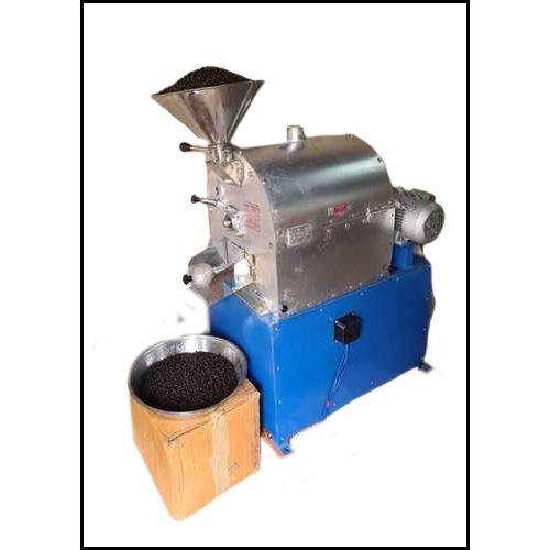 Peanut Roaster Machine - 0.5-2 Hp, 10-250 Kgs/Hr | 304 Stainless Steel, Electric & LPG Options, Transparent View Glass, Sample Tester for Roasting Levels