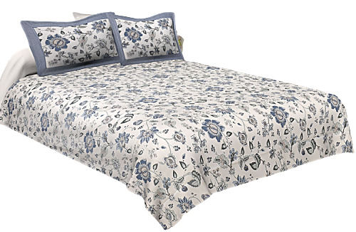 Printed Quick Dry Cotton Double Bed Sheet 