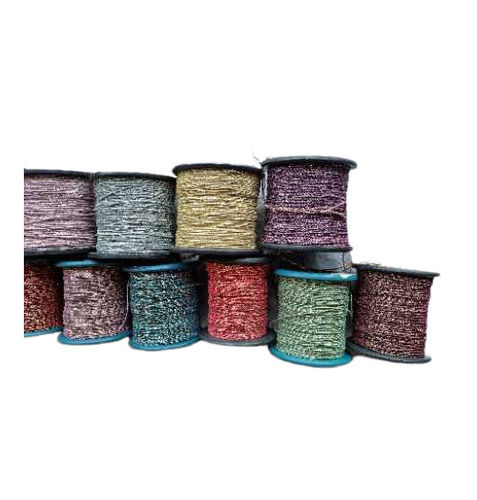 Recycled 100% Polyester Glitter Tpm Thread For Embroidery And Hand Work Lace