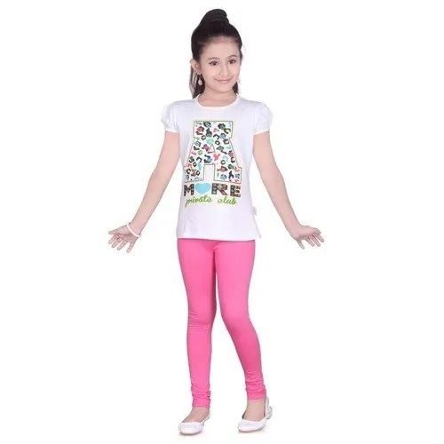 Kids Washable Solid Plain Skinny Fit Casual Wear Cotton Leggings Age Group: Above 10