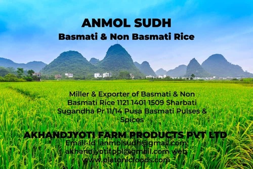 Anmol Sudh Long Grain Aromatic 1121 Basmati Rice Broken (%): 5