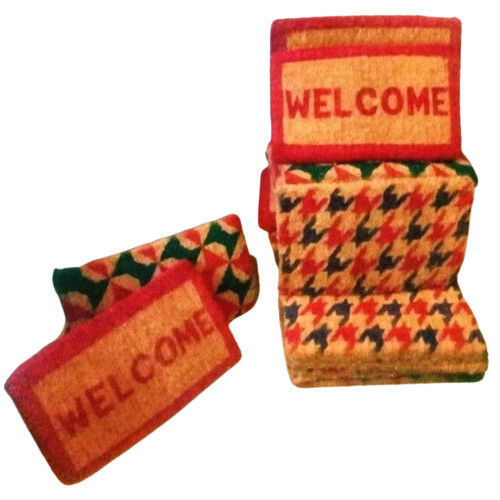 100% Assorted Natural Coir Door Mats for Home