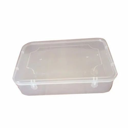 Rectangular And Plain Pvc Plastic Body Food Storage Container