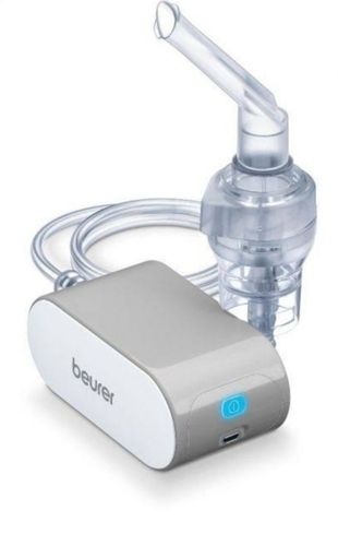 Silver Table Top Medical Nebulizer Machine For Nebulization