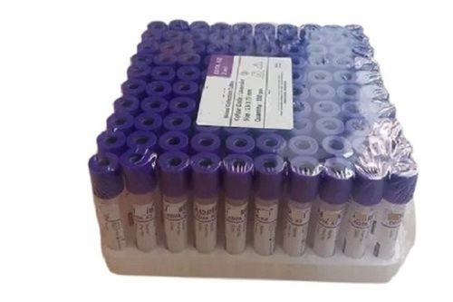 White And Purple New Lightweight New Manual Operated Portable Disposable Blood Test Tube