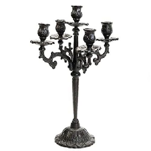 Modern Arts Beautiful Iron Polish Finished Candle Stand For Home Decoration