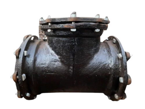 ब्लैक राउंड हेड कास्ट आयरन विंडो साइट ग्लास मैकेनिकल जॉइंट फिटिंग